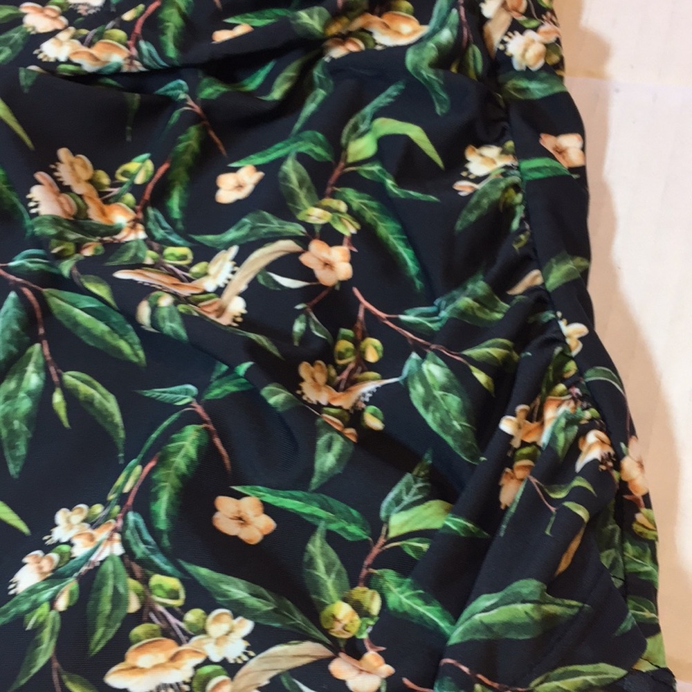 NWOT Dark Tropical One Piece Bathing Suit Size XXL - Picture 9 of 14